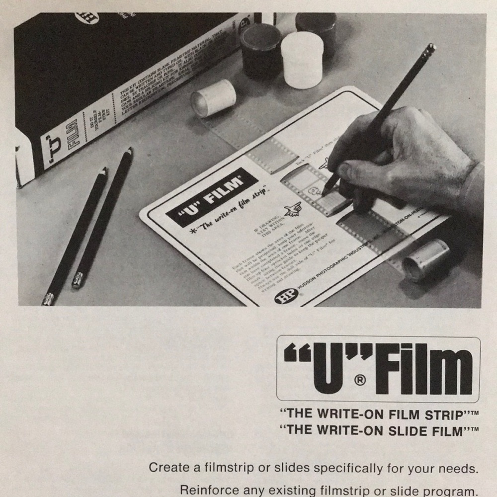 Vintage 1979 “U”Film Do-It Yourself Filmstrip Kit